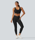 Brassière de yoga Halara UltraSculpt™ maintien moyen zippée avec coussinets amovibles