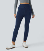 Halara Flex™ Jegging Casual Taille Haute Tricot Extensible Poche Latérale Arrière