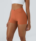 Softlyzero™ Short 7,5cm Biker Taille Haute Croisé Uni