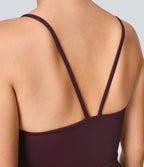 Breezeful™ Combinaison Dos Nu Poche Zippée Invisible Sur le Côté Jambe Large Séchage Rapide