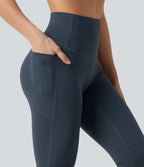 Legging de yoga bootcut Halara UltraSculpt™ taille haute gainant avec poches
