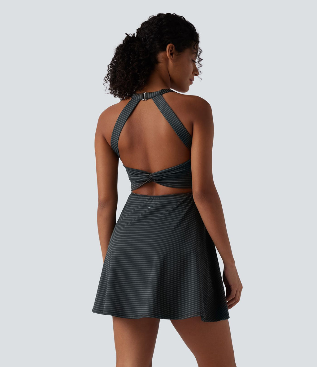 Robe active mini de danse 2-en-1 à rayures - Édition Easy Peasy