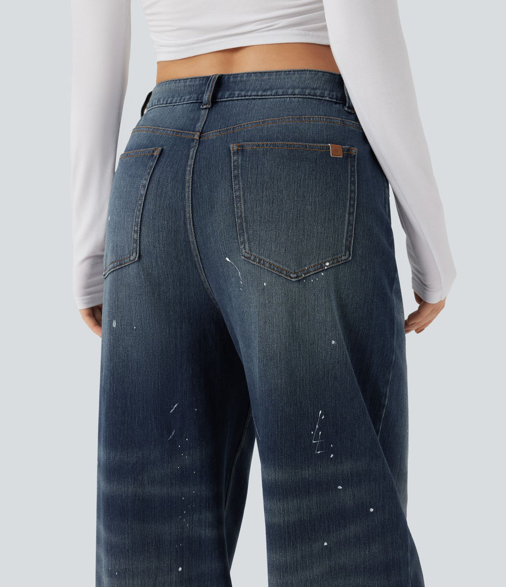 Jean fluide Halara Flex™ taille mi-haute avec poches