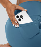 Softlyzero™ Legging Unis Poches Croisées