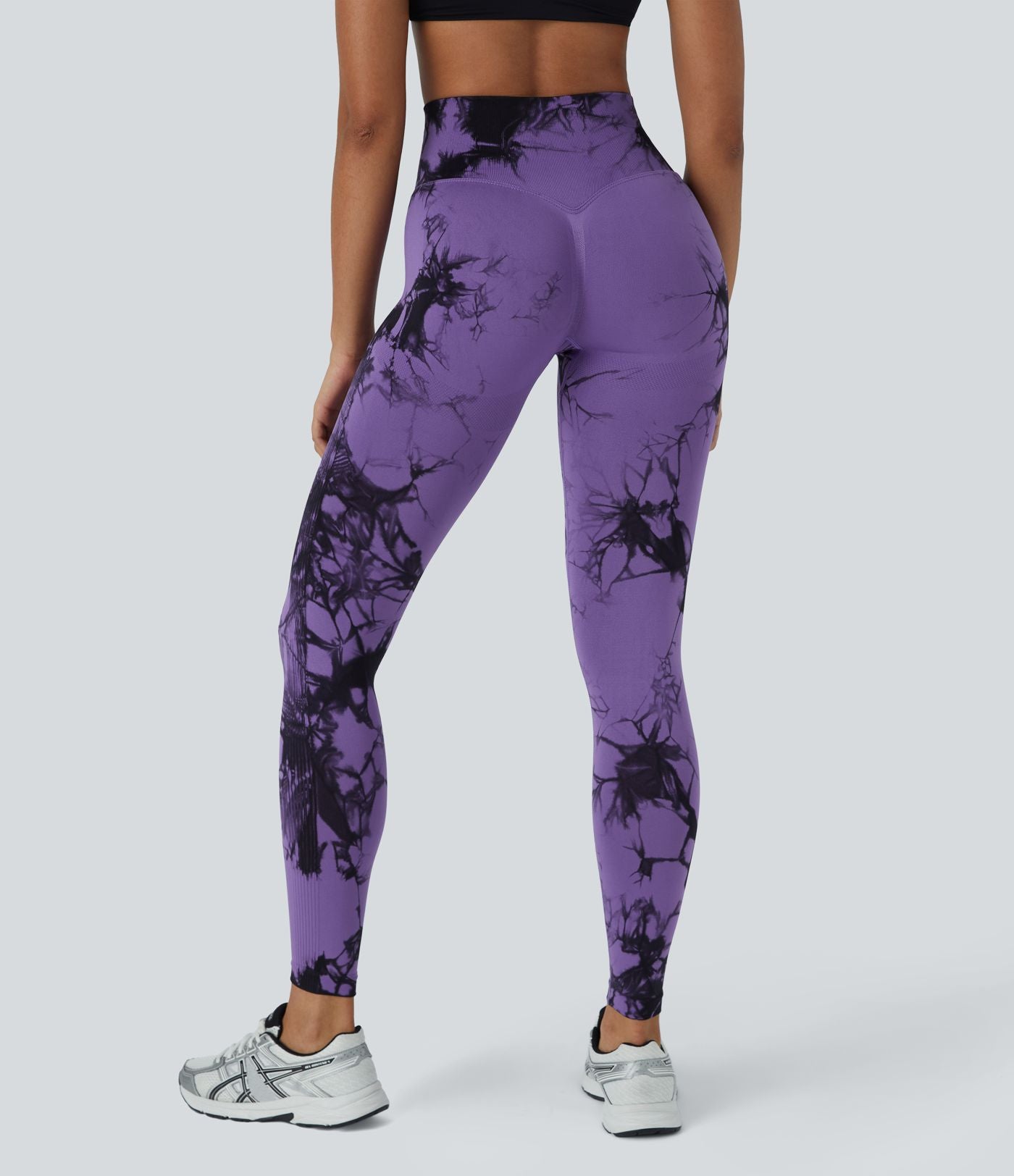 Legging yoga taille haute tie-dye sans couture OneForm Seamless Flow