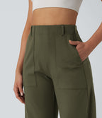 Pantalon barrel DayStretch taille haute avec poches