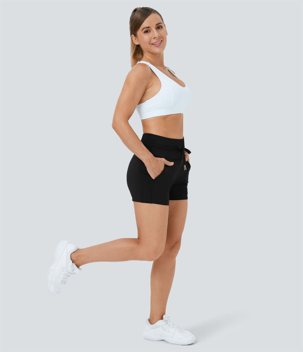 Short uni SoftlyZero™ Airy 7,5 cm à effet frais InstantCool avec taille haute à cordon et poches latérales, protection solaire UPF50+