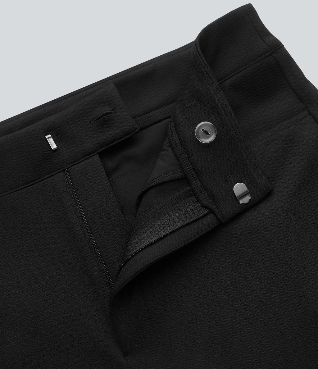 Halara Flex™ Pantalon tailleur bootcut taille haute à chevrons avec poches