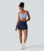 Jupe de tennis mini 2-en-1 quotidienne SoftlyZero™ Airy avec croisement, poche latérale et effet frais InstantCool, Lucid, protection solaire UPF50+