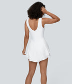 Breezeful™ Robe Sport Tennis Mini Dos Nu Ourlet avec Poches 2 en 1 Séchage Rapide