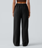 Pantalon casual SpacerTek™ coupe droite taille haute avec cordon de serrage et poches