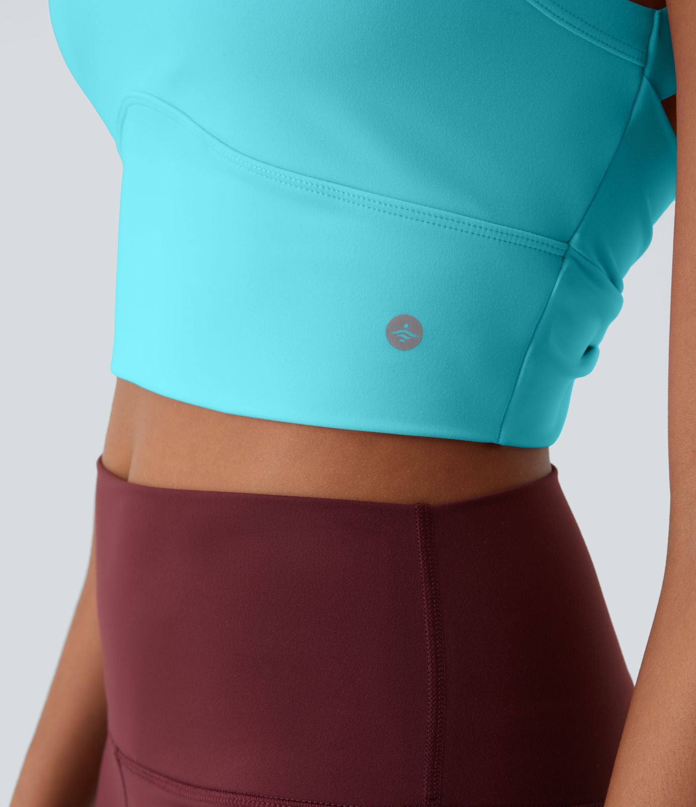 Débardeur yoga court SoftlyZero™ Plush à découpes A-C