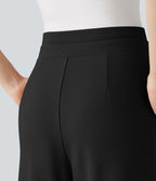 Pantalon de travail droit taille haute Halara Flex™ avec poches