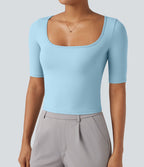 T-shirt de travail SoftlyZero™ Airy encolure arrondie manches courtes effet frais InstantCool