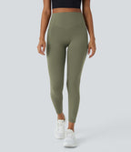 Legging d'entraînement gainant galbant taille haute avec effet scrunch et poches Halara UltraSculpt™