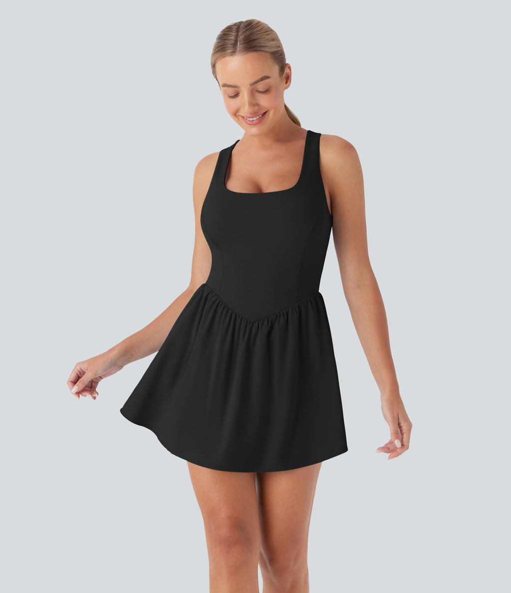 Robe de sport mini 2-en-1 Breezeful™ corset fluide séchage rapide avec poche padel/pickleball E-G