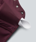 Débardeur court décontracté SoftlyZero™ à bretelles ajustables et œillets, avec brassière intégrée et effet frais InstantCool