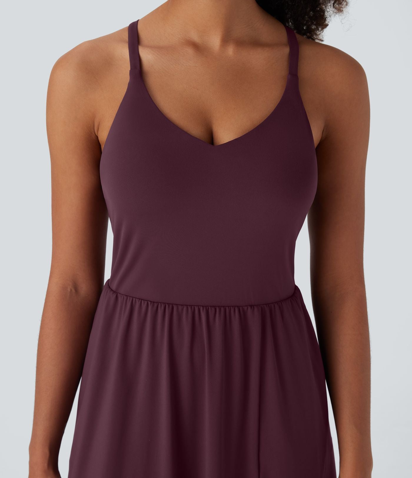 Robe caraco décontractée SoftlyZero™ Airy dos nageur effet frais InstantCool avec poches, bonnets E-G