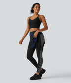 Legging de yoga Halara UltraSculpt™ taille haute gainant color block avec poches
