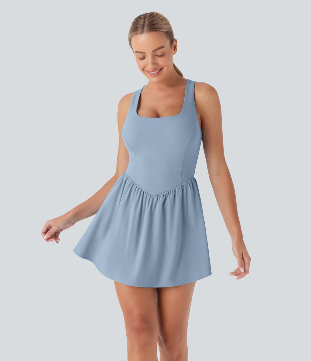 Robe de sport mini 2-en-1 Breezeful™ corset fluide séchage rapide avec poche padel/pickleball E-G