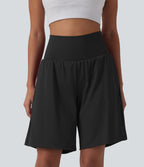 Short de yoga 2-en-1 SoftlyZero™ Airy taille très haute effet frais InstantCool 22,8 cm avec poches