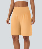 Bermuda SoftlyZero™ Airy de yoga taille haute avec poches multiples et effet frais InstantCool