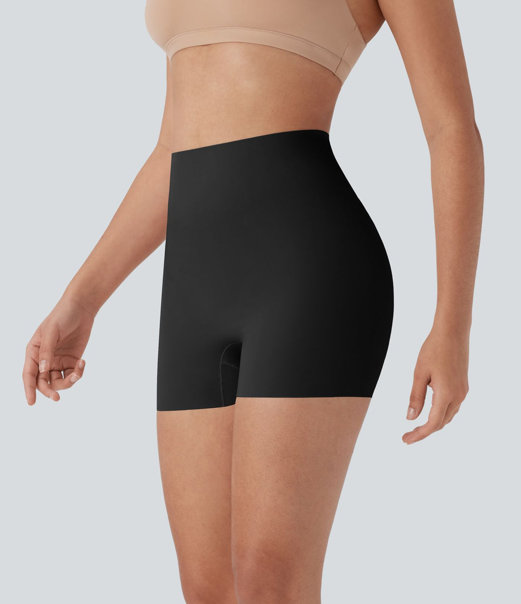 Short type boxer taille haute très extensible et doux pour la détente
