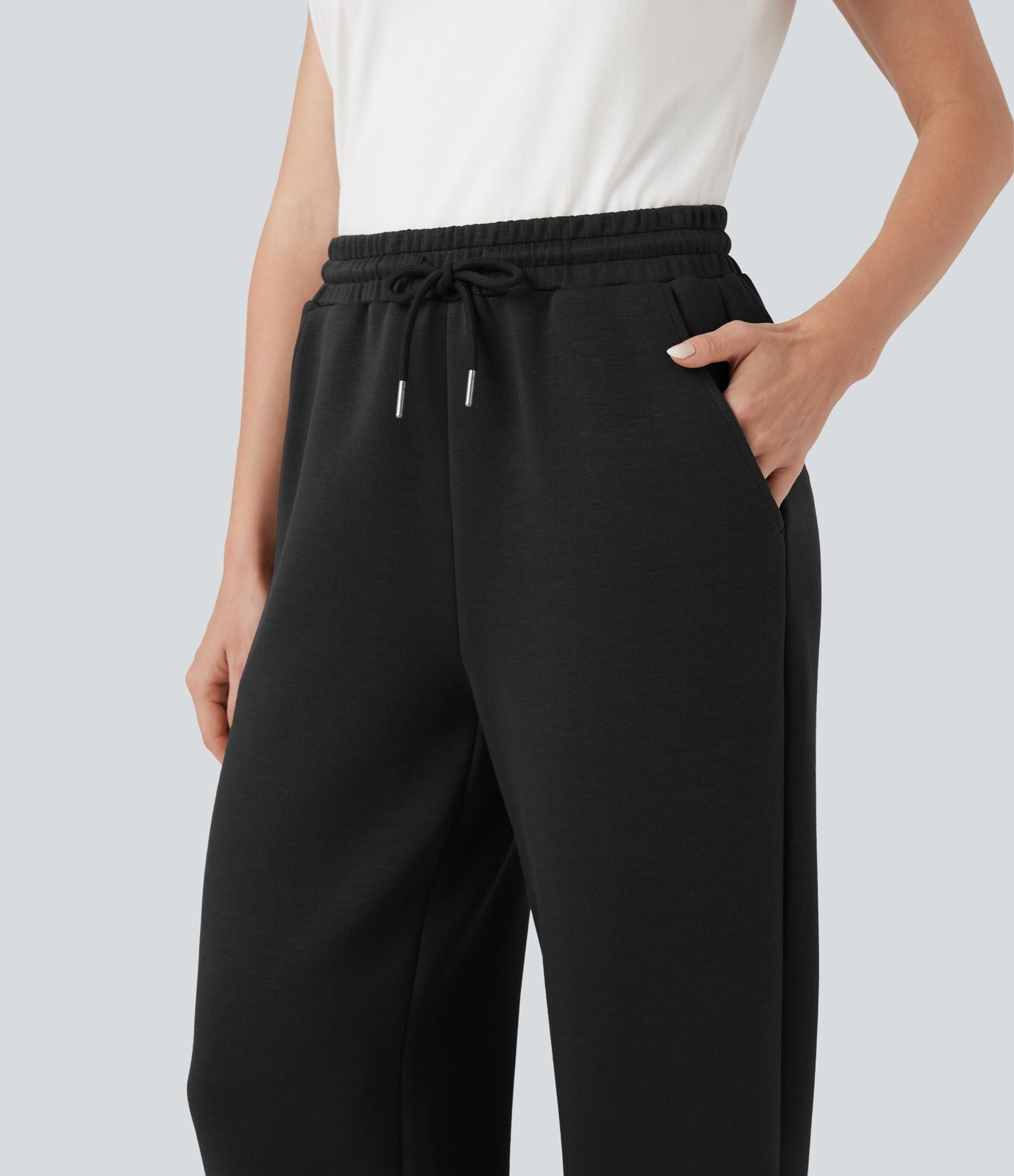 Joggers décontractés SpacerTek™ taille mi-haute avec cordon de serrage et poches