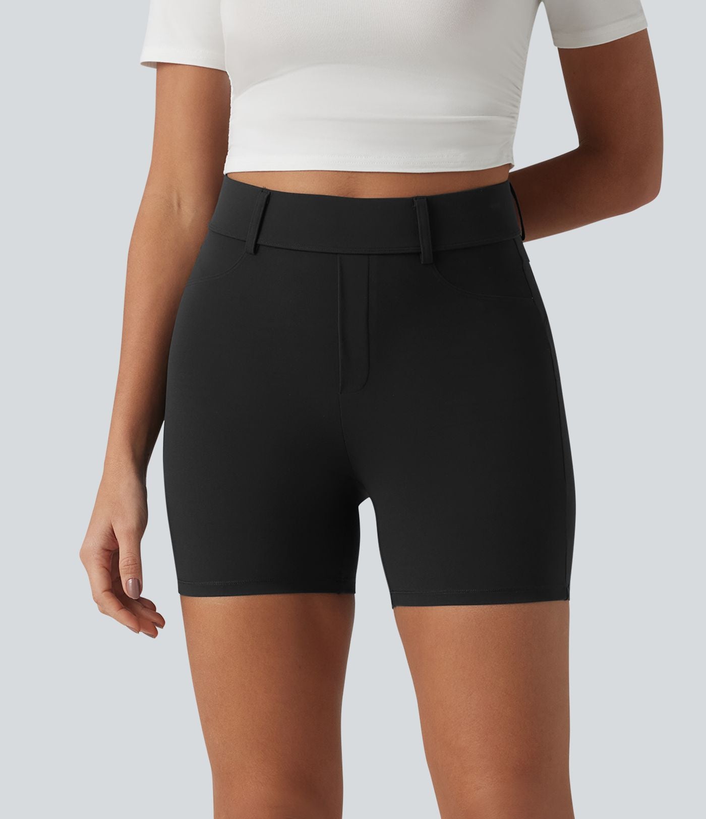 Halara UltraSculpt™ Cycliste casual 12,5 cm taille haute avec poches