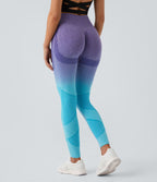 Legging running taille haute dégradé sans couture OneForm Seamless Flow