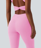 Combinaison bootcut d'entraînement gainante Halara UltraSculpt™ avec poches - Édition Easy Peasy