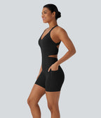 Legging de yoga gainant taille haute avec poches Halara UltraSculpt™
