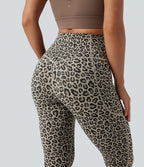 Legging de yoga gainant taille haute imprimé léopard avec poches Halara UltraSculpt™