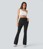 Pantalon de yoga à coupe bootcut gainant galbant taille haute avec effet scrunch et poches Halara UltraSculpt™