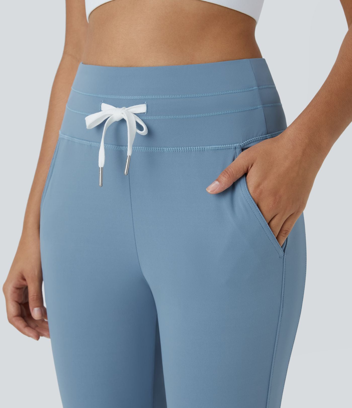 Jogging taille haute Softlyzero™ Plush avec cordon de serrage et poches latérales