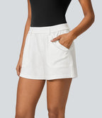 Short de travail taille moyenne avec poches