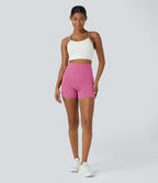 Short cycliste d'entraînement gainant taille haute UltraSculpt™ SoCinched à poches latérales 12,5 cm