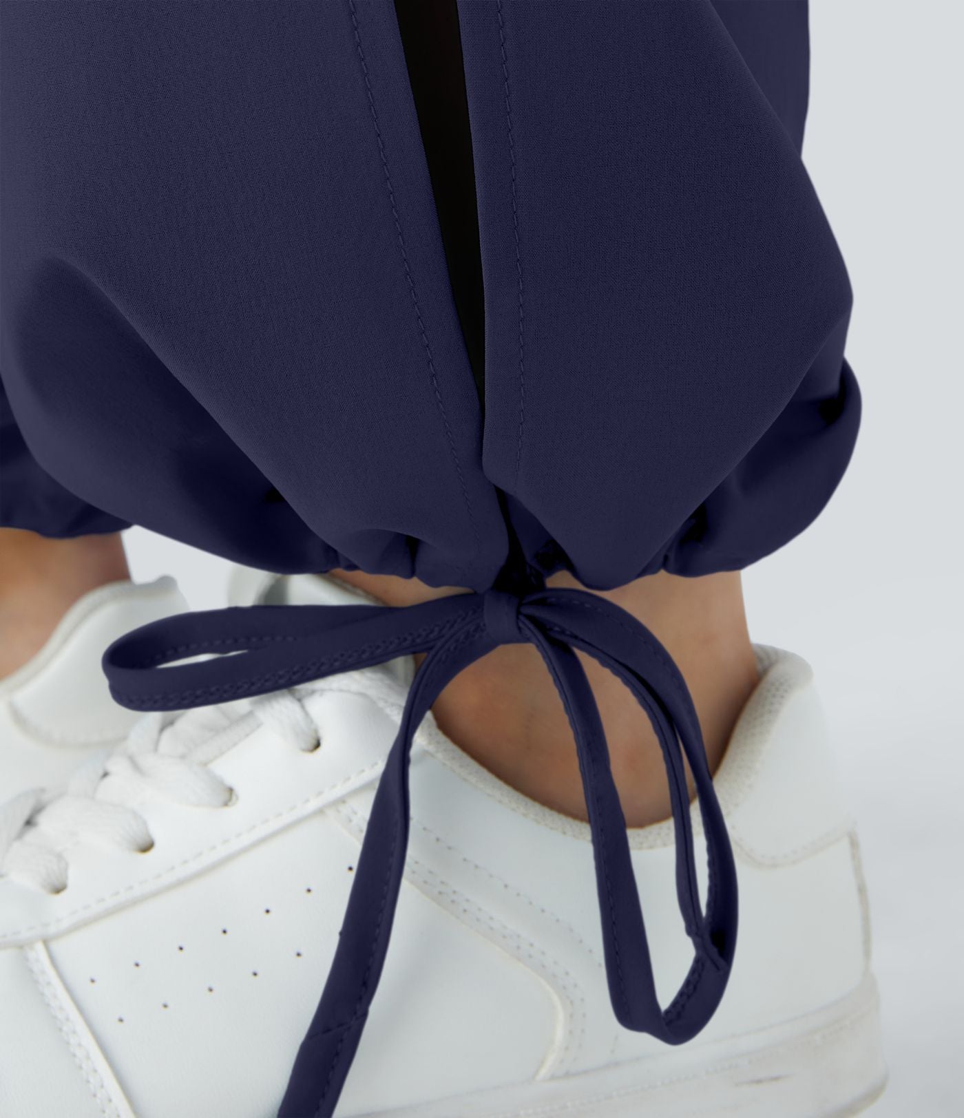 Breezeful™ Jogging Casual à Taille Haute avec Cordon de Serrage Poches Latérales Fente en Bas et Séchage Rapide