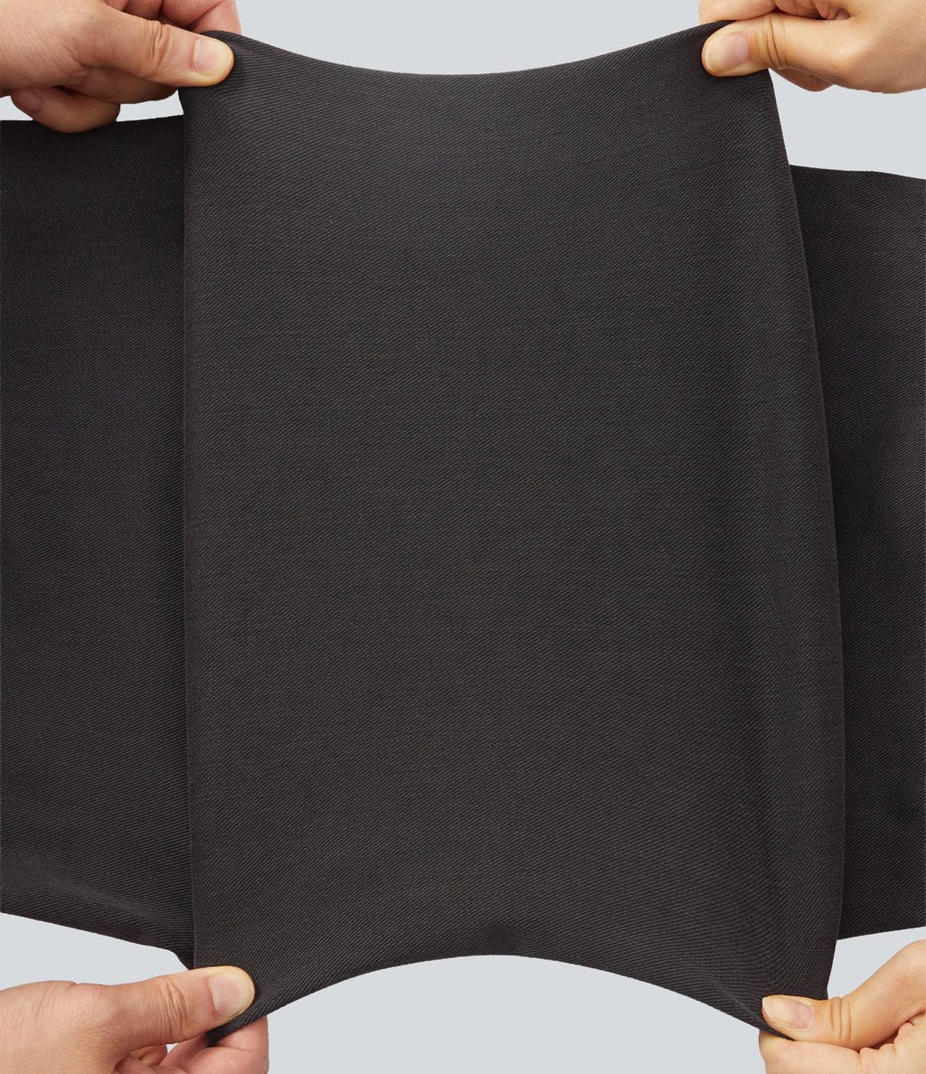 Jean droit baggy Halara Flex™ taille mi-haute avec cordon ajustable et poches