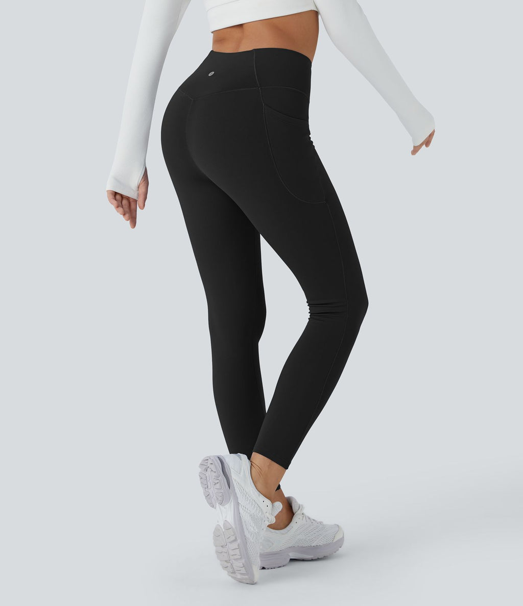 Legging thermique 7/8 Softlyzero™ taille haute coupe ajustée avec poches latérales