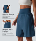 Short harem de yoga SoftlyZero™ Airy 2-en-1 effet frais InstantCool taille haute avec poche