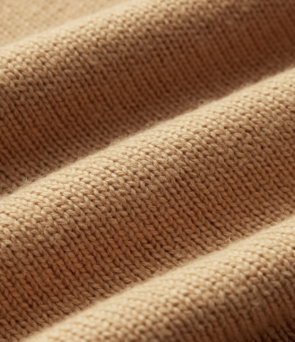 Pull décontracté à col asymétrique et manches longues
