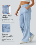 Halara Flex™ Taille Mi-Haute Multiples Poches Jambe Droite Jean Cargo Décontracté Extensible