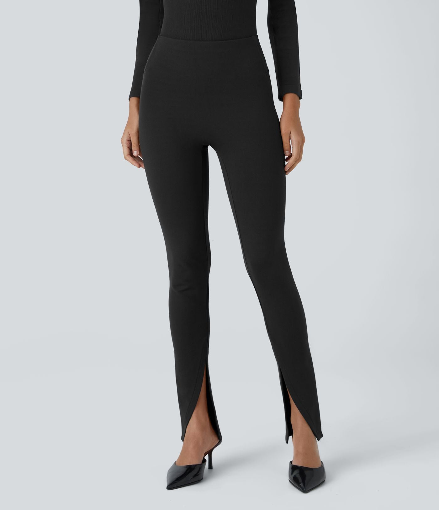 Pantalon tailleur devant taille haute Halara Flex™
