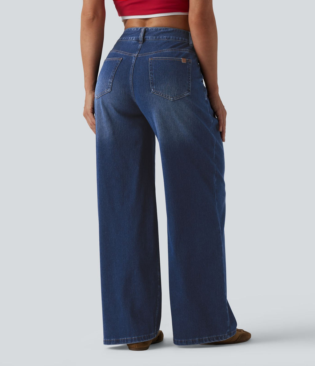 Jean large Halara Flex™ taille mi-haute avec poches