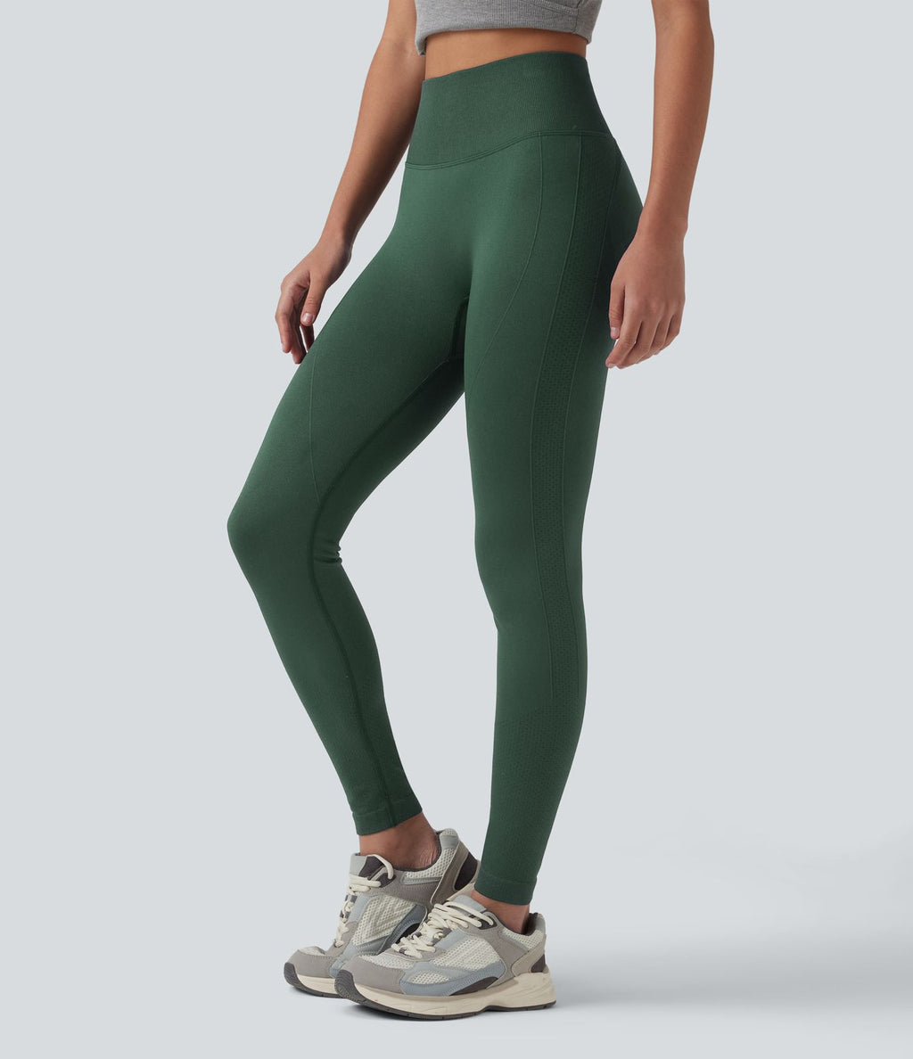 Seamless Flow Legging yoga taille haute gainant et sculptant