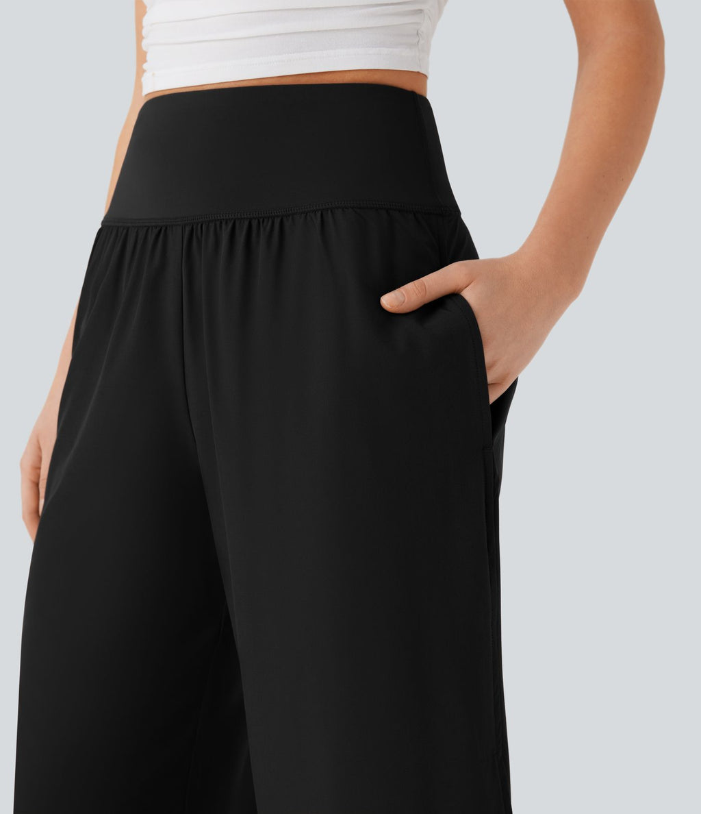 Pantalon décontracté gainant taille haute à séchage rapide avec poches Breezeful™