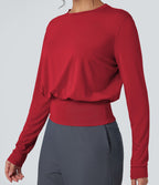 T-shirt de travail col rond manches longues