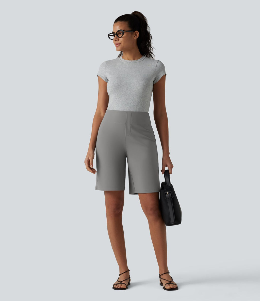 Short tailleur taille haute DayStretch avec poches