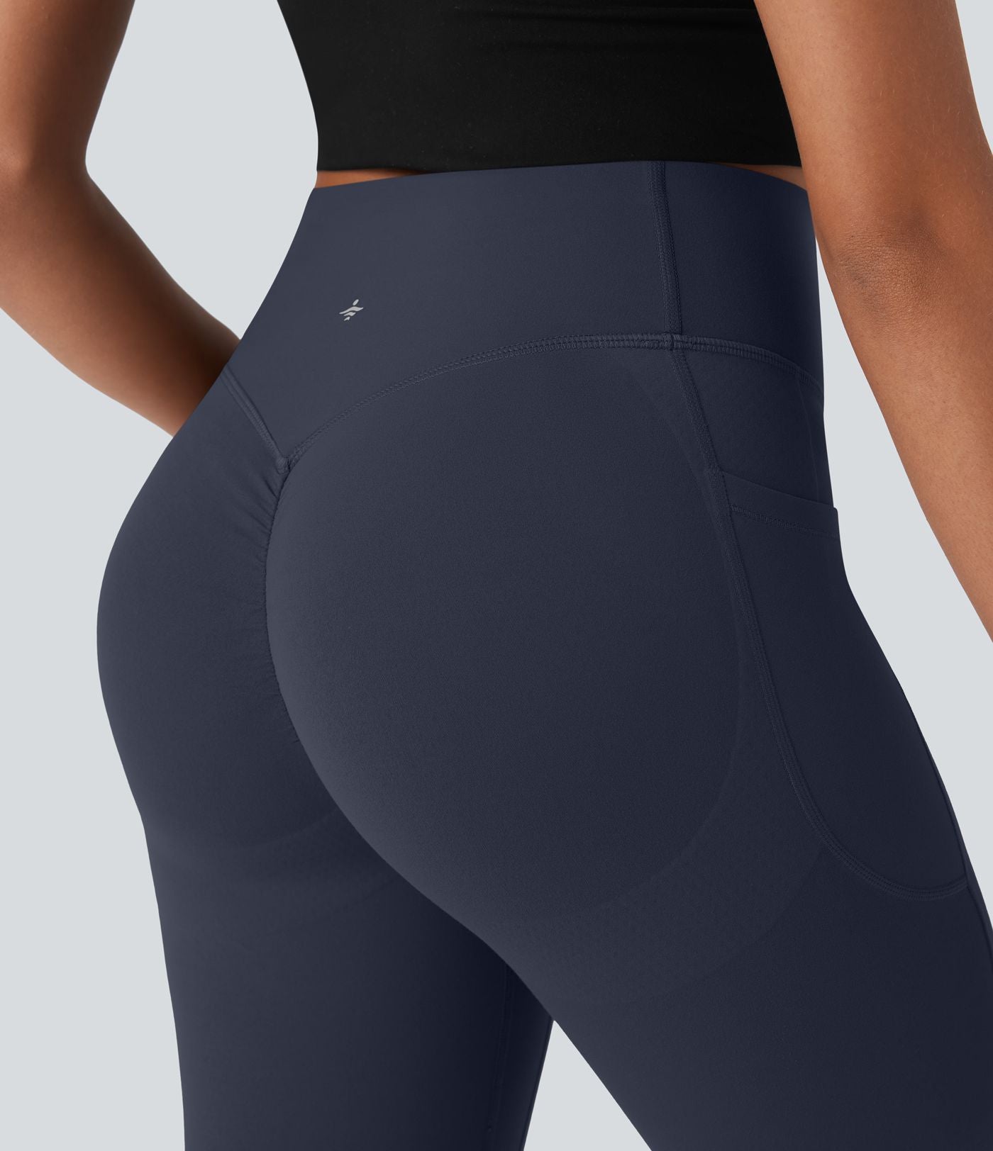 Short cycliste 12,5 cm d'entraînement gainant taille haute avec poches Halara UltraSculpt™